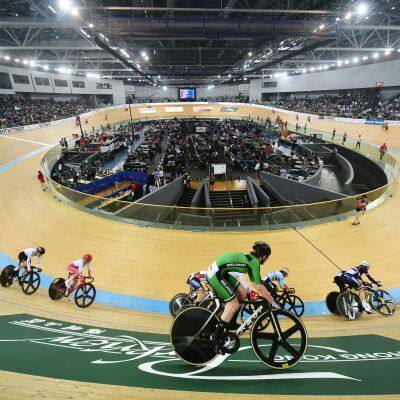 Track bicycle race timing system