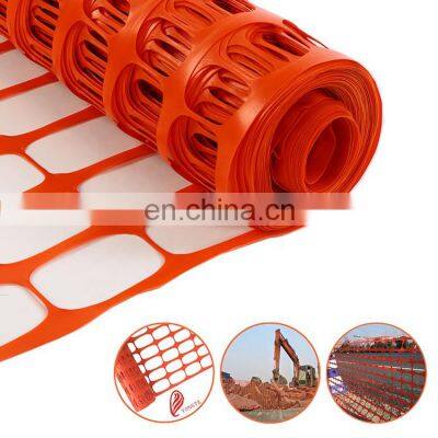 1X50m orange plastic security fence PE road traffic safety barrier net fence