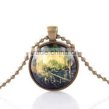 Wholesale Unique Design Vintage Bronze Time Machine Pendants Steampunk Necklace Cheap Price photo-3
