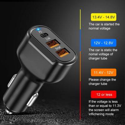 30W PD USB C Car Charger Quick Charge PD3.0 Phone Charger Type C Fast Charging For IPhone 15 14 13 12 11 Pro Max photo-2