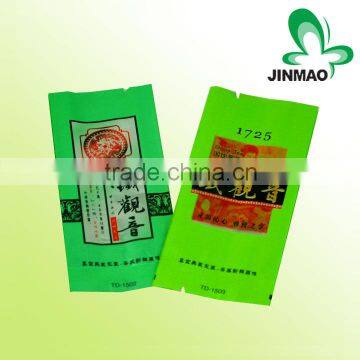 Custom printed plastic bag manufacturer for tea packaging