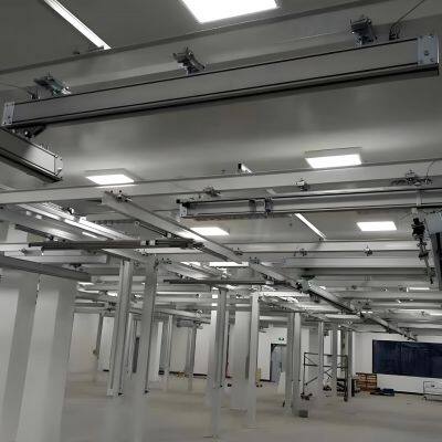 Custom Aluminum Light Ceiling Mounted Suspension Bridge Crane