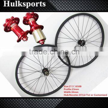 Chinese 27.5er 650B MTB 30mm width bike carbon rim mountain bike rims for mountain bike wheels