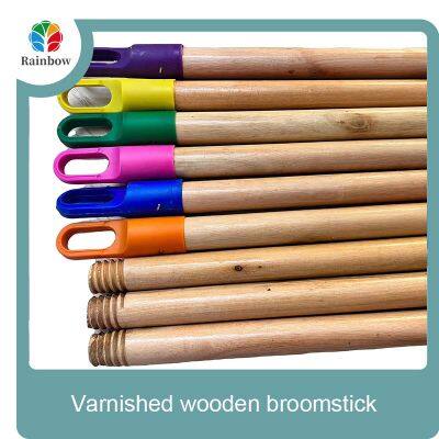 Straight Round Thick Wooden Stick Broom and Mop Sticks photo-3