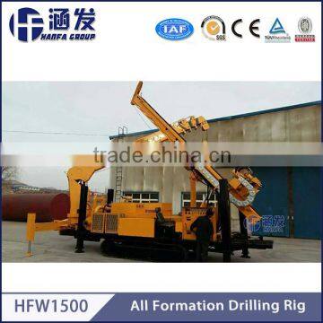 Deep rock drilling rig