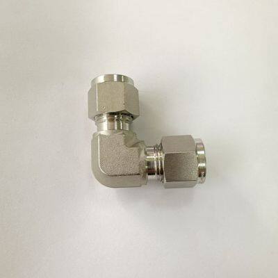 ASTM A270 Compliant Sanitary Double Ferrule Elbow for Pharma