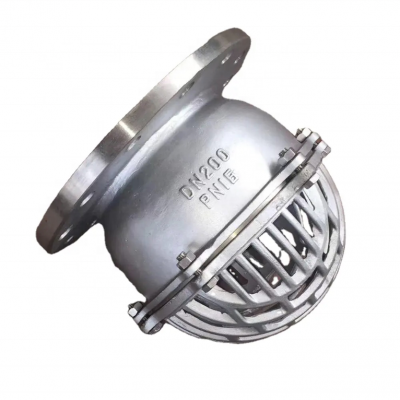 DN400 Stainless Steel 304 ANSI Flange Foot Valve Ductile Iron Foot Valve With Strainer for Water Pump Non Return Valve Price photo-3
