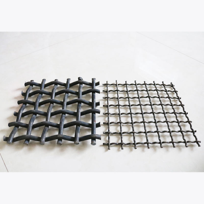 Steel Woven Wire Mesh Vibrating Screen Panel for Aggregates Screening