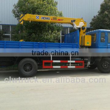 4x2 Dongfeng 145 Crane Truck 5 tons truck mounted crane