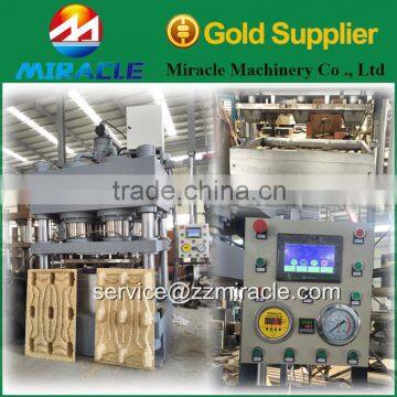 Automatic compressed wooden pallet production line for transportation wooden tray