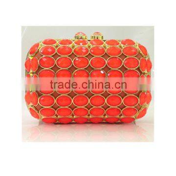 Newest crystal evening clutch manufacturer wholesale