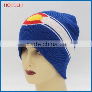 100% acrylic korean style knitted hat