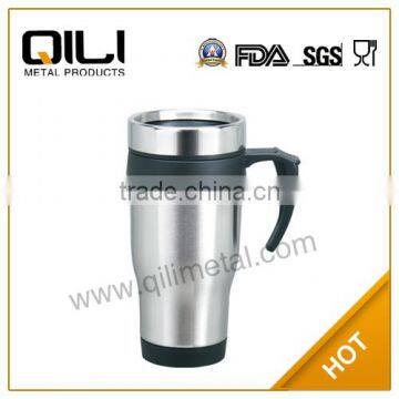 Double stainless steel insulated travel mug