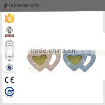 2016 Fashion resin heart photo frame decoration in home