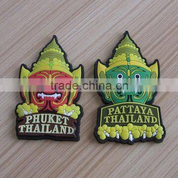 customized pvc Buddha of Tailand home fridge magnet stickers