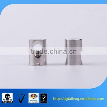 stainless steel slotted cnc parts furniture cross dowel nut                        
                                                                                Supplier's Choice