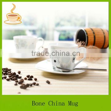 12oz different types of bone china espresso coffee cups and saucers wholesale