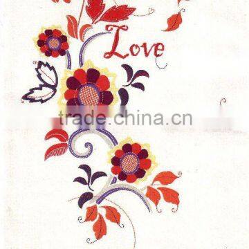 flower pvc sticker