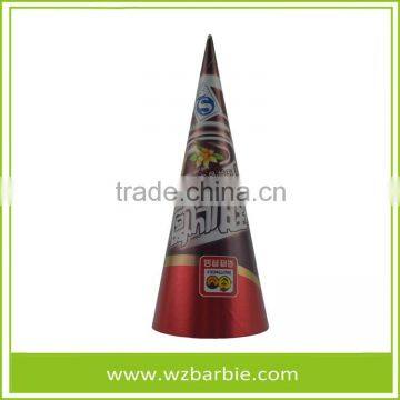 Alu Foil Paper Cone Sleeves/Conical Cups For Ice Cream Packaging