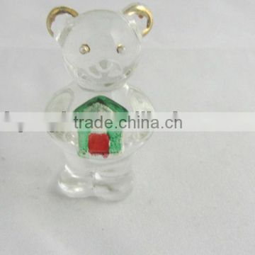 Little Bear Shaped Glass Craft Wholesale