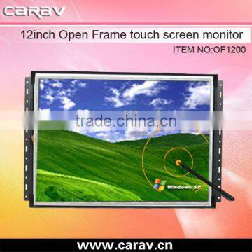 12 inch open frame touch pc with resisitive touch screen, capacitive or IR touch screen