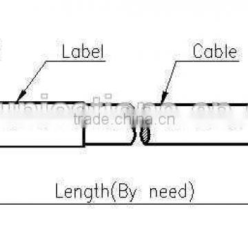 Din male to Din Male 1/2'' feeder jumper cable large q'ty sold to overseas market