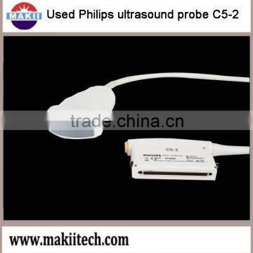 used Philips color doppler ultrasound probe C5-2