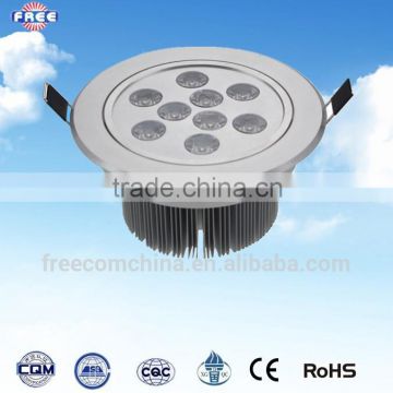 LED ceiling light fixture,aluminum die casting,9w,round,China manufacturing