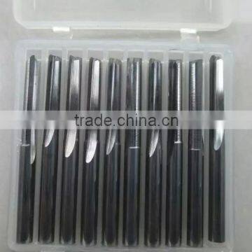 CNC solid carbide 2 flute straight milling cutter