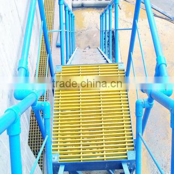 anti-corrosion fiberglass platform grating walkway and fence /fiberglass stair handrail