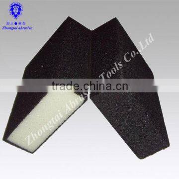 middle density foam sanding sponge or sanding block