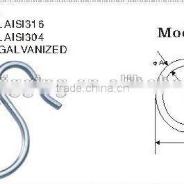 Steel Electric Galvanized Pipe "s" Hook in China Manufacturer Rigging Hardware photo-4