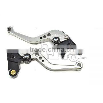 BJ-LS-002 CNC Gray universal motorcycle brake levers for ZX9R ZX10R