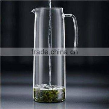 tall borosilicate cold water cups with handle