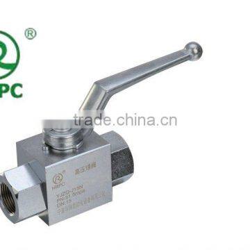 BSP female thread high pressure ball valve