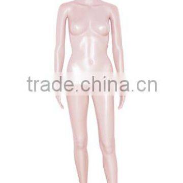 Abstract Standing Full Body Ecru And Glossy White Model Female Mannequin For Window Display photo-3