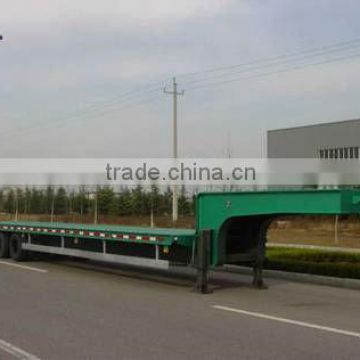 Low flat semi-trailer