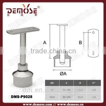 steel wall mounted bracket banister measurement galvanized steel pipe railing