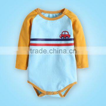 Baby Body 100% Cotton Cute little car Baby Boy Clothes baby bodysuit