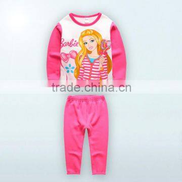 Manufacturers OEM Children spring clothing children girls pajamas suits