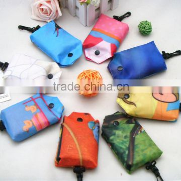 nylon fabric shopping bags,handle bag ,foldable,colourful, variety of shapes