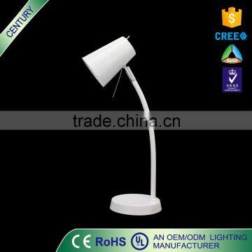 CE/UL GU10 5W home white unique fancy small table lamp