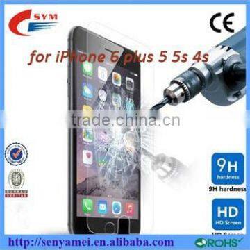 2015 (hot ) 0.26mm 9H HD Anti-Fingerprint Tempered Glass Screen Protector for Apple Iphone 6 5s 5 4s photo-3