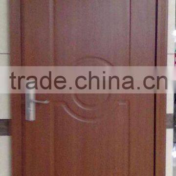 PVC laminated wooden door in China