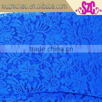 YQS2608-4 Factory Design Blue Woven Lace Fabric New Sample photo-3