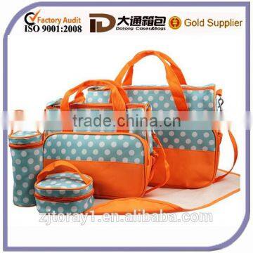 5pcs/set Multifunctional baby diaper bag baby nappy bag