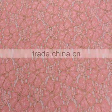 2015 African Gold Cord Cotton Guipure Lace Fabric photo-4