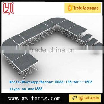 catwalk stage/1x1m stage/ShenZhen stage factory