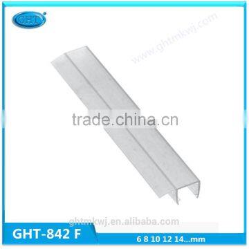 Folding Straight Glass Shower Door Seal Strip With F Style