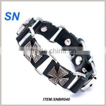 2013 popular genuine leather magnetic clasps for bracelets